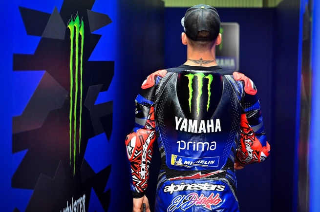 Une course à oublier pour Quartararo (Photo Yamaha) Une course à oublier pour Quartararo (Photo Yamaha)