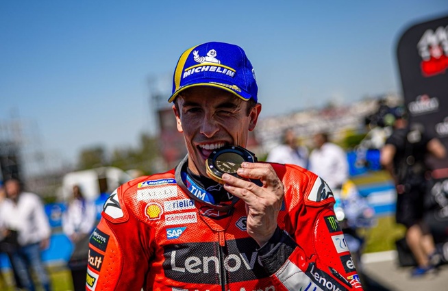 Avec Marc Marquez les médailles sont rarement en chocolat