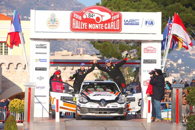 WRC : Monté-Carlo, Chazel s'impose en Clio R3T European Trophy WRC : Monté-Carlo, Chazel s'impose en Clio R3T European Trophy