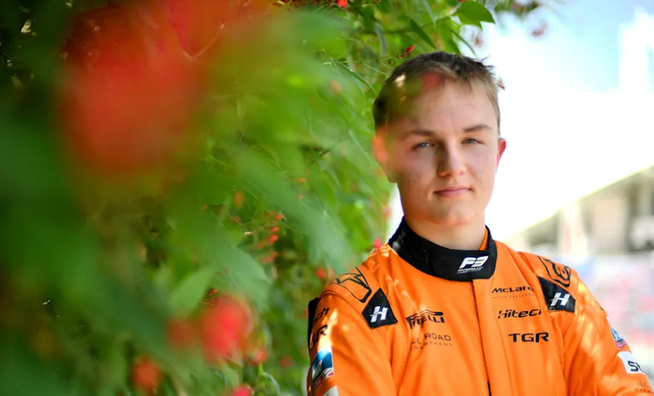 Stenshorne a joué avec ses adversaires © FIA F3 Stenshorne a joué avec ses adversaires © FIA F3