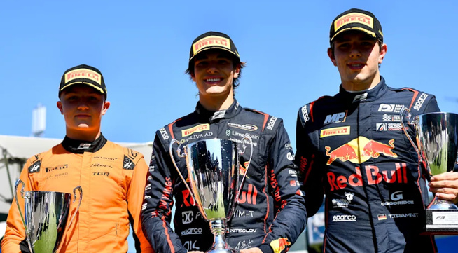Tsolov domine sur le circuit de Spielberg © FIA F3