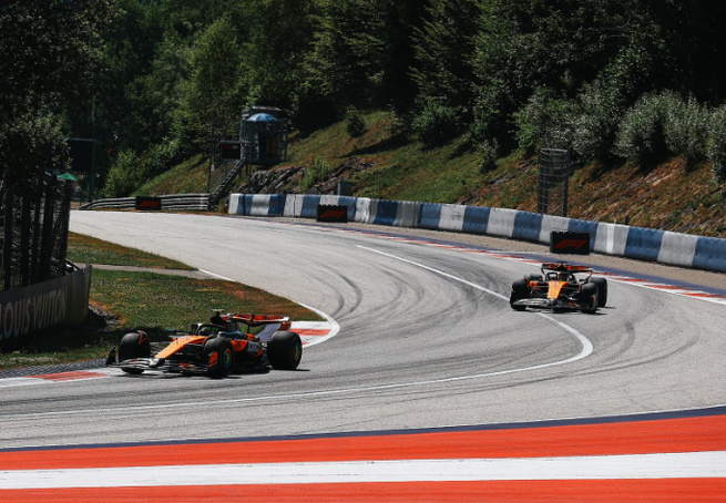 Doublé McLaren en Autriche © McLaren F1 Doublé McLaren en Autriche © McLaren F1
