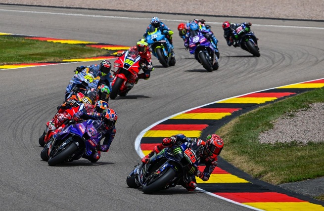 Pas beaucoup de sensations pour Quartararo qui finit 4e (Photo Yamaha Racing) Pas beaucoup de sensations pour Quartararo qui finit 4e (Photo Yamaha Racing)