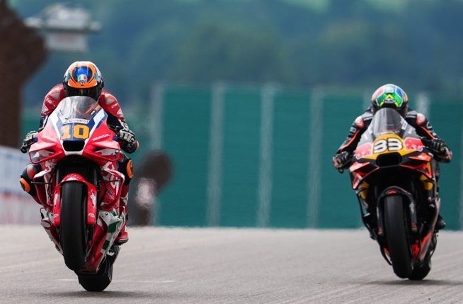 Un bon résultat pour Luca Marini (Photo Honda) Un bon résultat pour Luca Marini (Photo Honda)