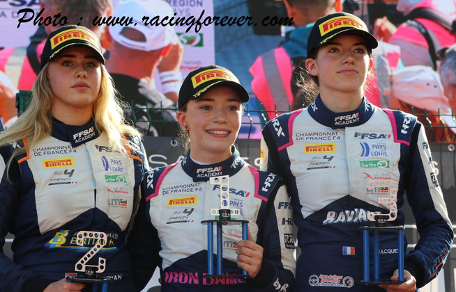 Les pilotes féminines sont aussi mis à l'honneur en F4 FFSA Les pilotes féminines sont aussi mis à l'honneur en F4 FFSA