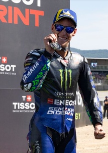 Bonne prestation de Fabio en sprint (Photo Yamaha)