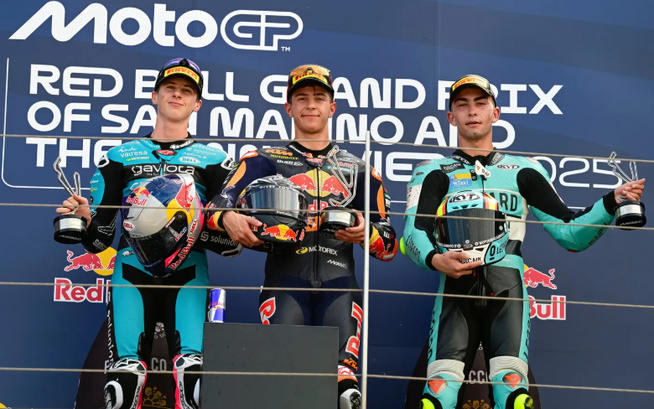 Le podium © www.motogp.com