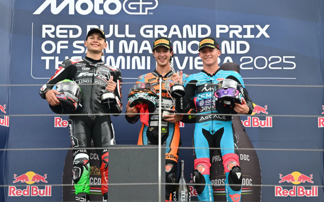 Le podium © www.motogp.com