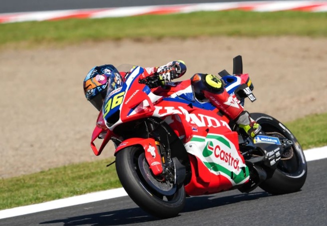 Le podium rassure Honda et Mir (Photo Honda Racing)