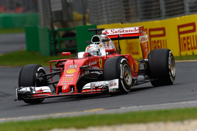 Vettel et Ferrari ne sont pas encore au niveau des Mercedes ( Photo Ferrari)
