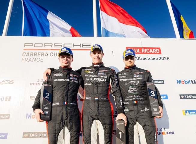 Un nouveau podium (Photo A.Goure) Un nouveau podium (Photo A.Goure)