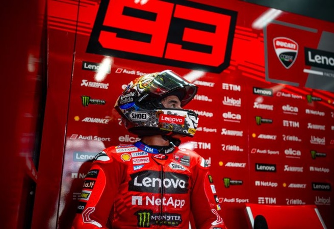 Pas de retour dans les stands pour Marc Marquez (Photo Ducati) Pas de retour dans les stands pour Marc Marquez (Photo Ducati)