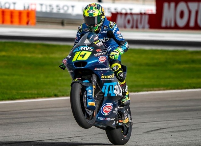 Le numéro 10, champion du monde Moto2