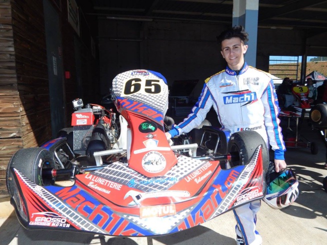 Lorys et son Kart Mach1 Lorys et son Kart Mach1