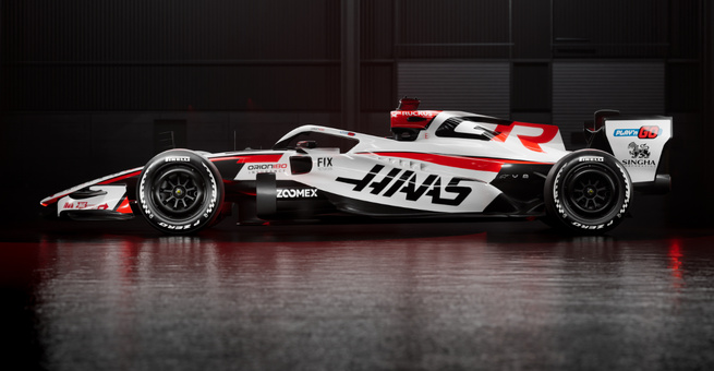 Beaucoup de blanc © Haas F1 Team