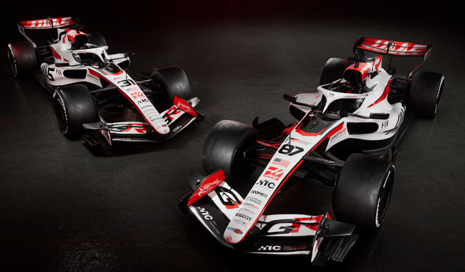 Mais des pneus arrières à l’avant © Haas F1 Team Mais des pneus arrières à l’avant © Haas F1 Team