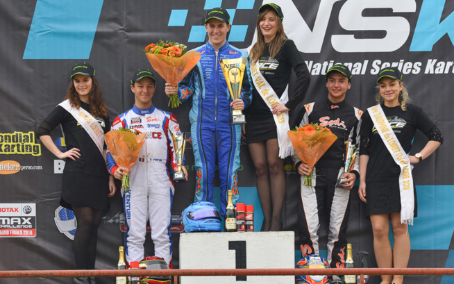 Du talent sur les podiums en Rotax (Photo KSP) Du talent sur les podiums en Rotax (Photo KSP)