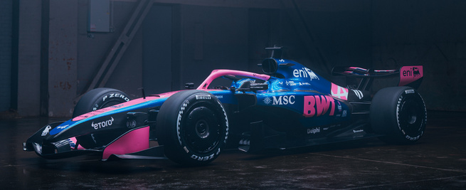 Une livrée désormais traditionnelle pour Alpine © Alpine F1