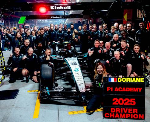 F1 : Doriane Pin, pilote de développement pour Mercedes