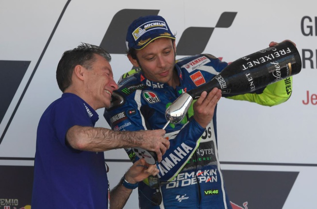 La victoire jusqu'à la lie pour Valentino ! La victoire jusqu'à la lie pour Valentino !