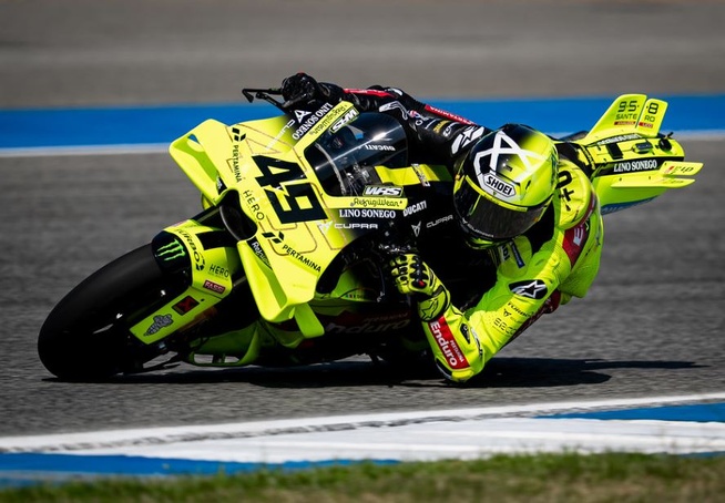 Le pilote de la VR46 n'était pas loin de faire le doublé Pole victoire (Photo VR46)