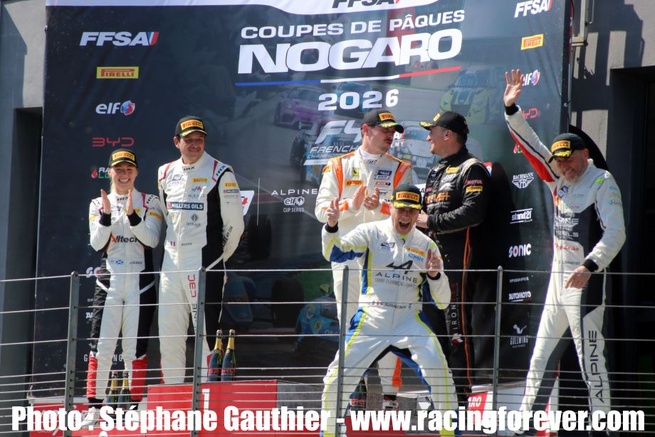 La joie sur le podium AM