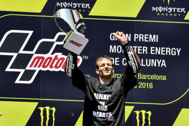 Johann Zarco a fait preuve d'autorité à Barcelone (Photo Honda pro Racing) Johann Zarco a fait preuve d'autorité à Barcelone (Photo Honda pro Racing)