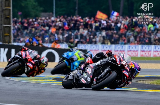 Aprilia domine le Grand prix de France (Gold&Goose RedBull Content pool)