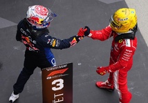Un duel de champion pour le podium (Getty Images RedBull Content Pool) Un duel de champion pour le podium (Getty Images RedBull Content Pool)