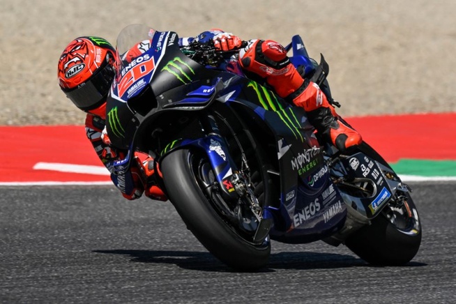 Démotivation de Fabio dans le clan Yamaha peu performant au Mugello