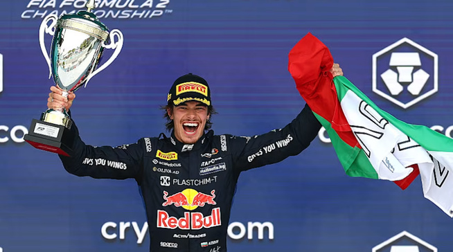 Tsolov joue le bon numéro et gagne © FIA F2 Tsolov joue le bon numéro et gagne © FIA F2
