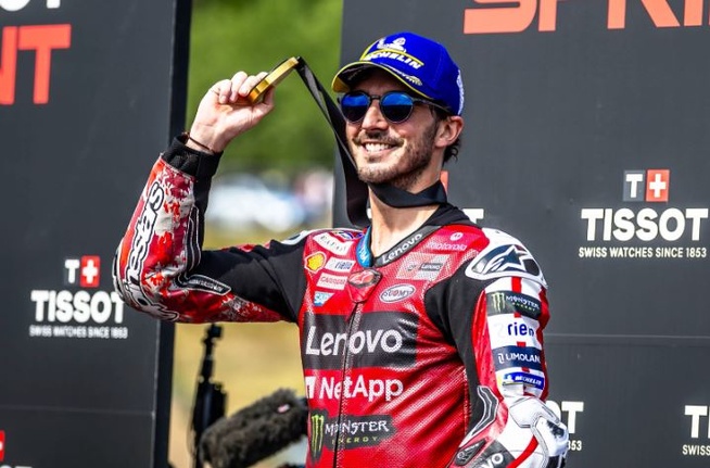 Une médaille d'or qui redonne le sourire à Bagnaia
