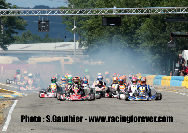 Un des départs de finale en Senior Un des départs de finale en Senior