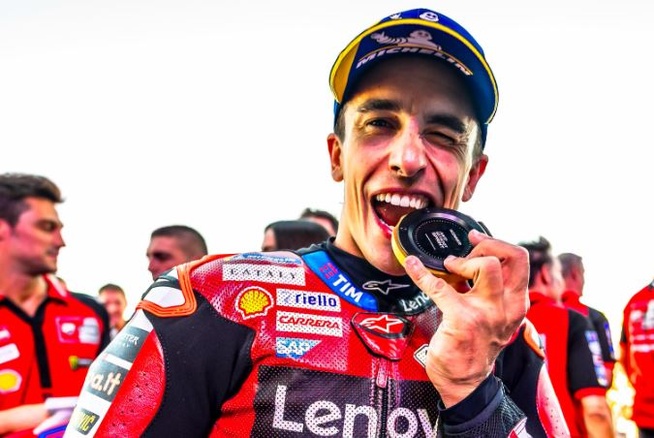 Avec Marc Marquez c'est du solide !