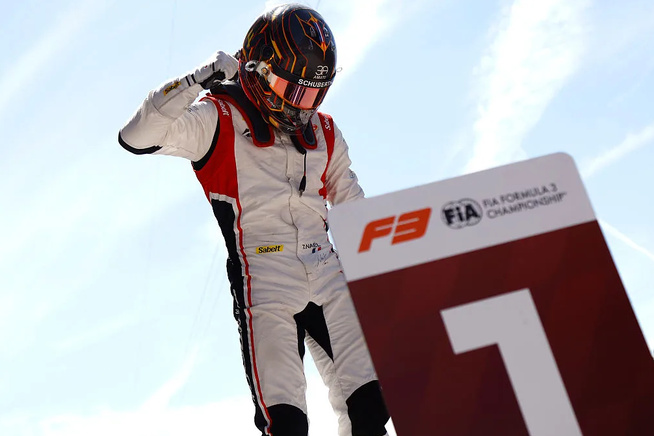 Nael premier vainqueur sur le Madring © FIA F3