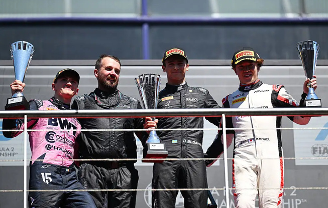 Le podium © FIA F2
