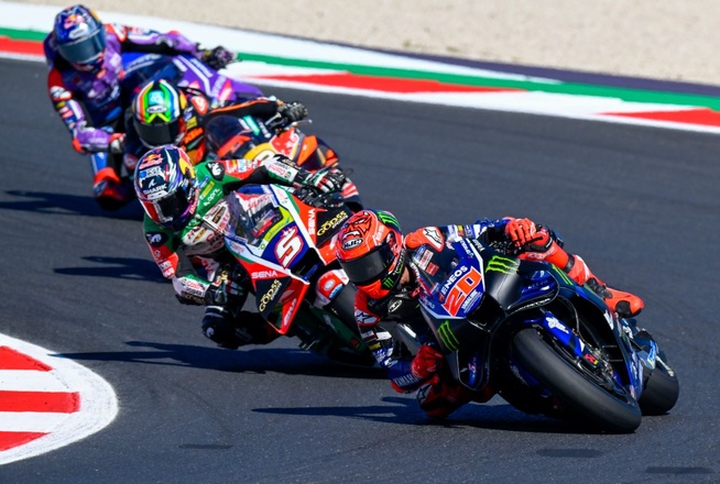 Fabio s'adapte au rythme de sa moto (Photo Yamaha)