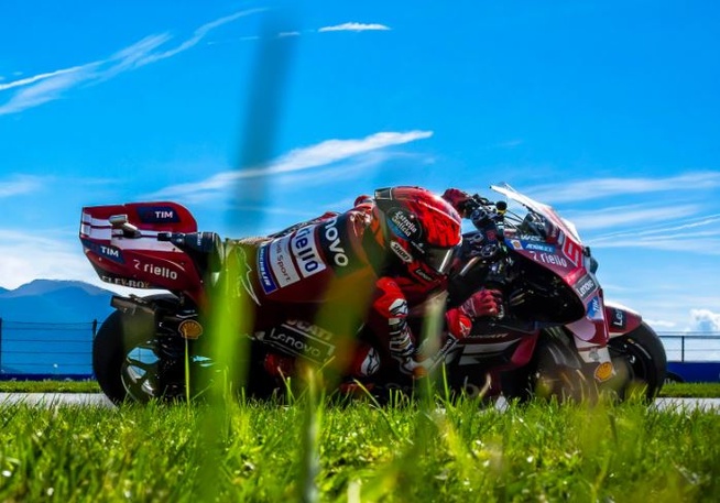 Ducati au ras des paquerettes autrichienne (Photo Ducati)