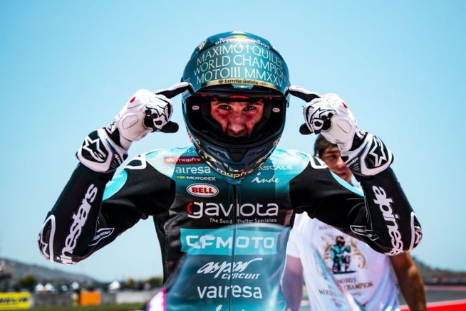 Quilès décroche sa 10e victoire et remporte le titre Moto3