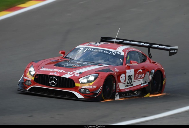 Soutenu par AMG, le team AKKA-ASP a fait des étincelles à Spa Soutenu par AMG, le team AKKA-ASP a fait des étincelles à Spa