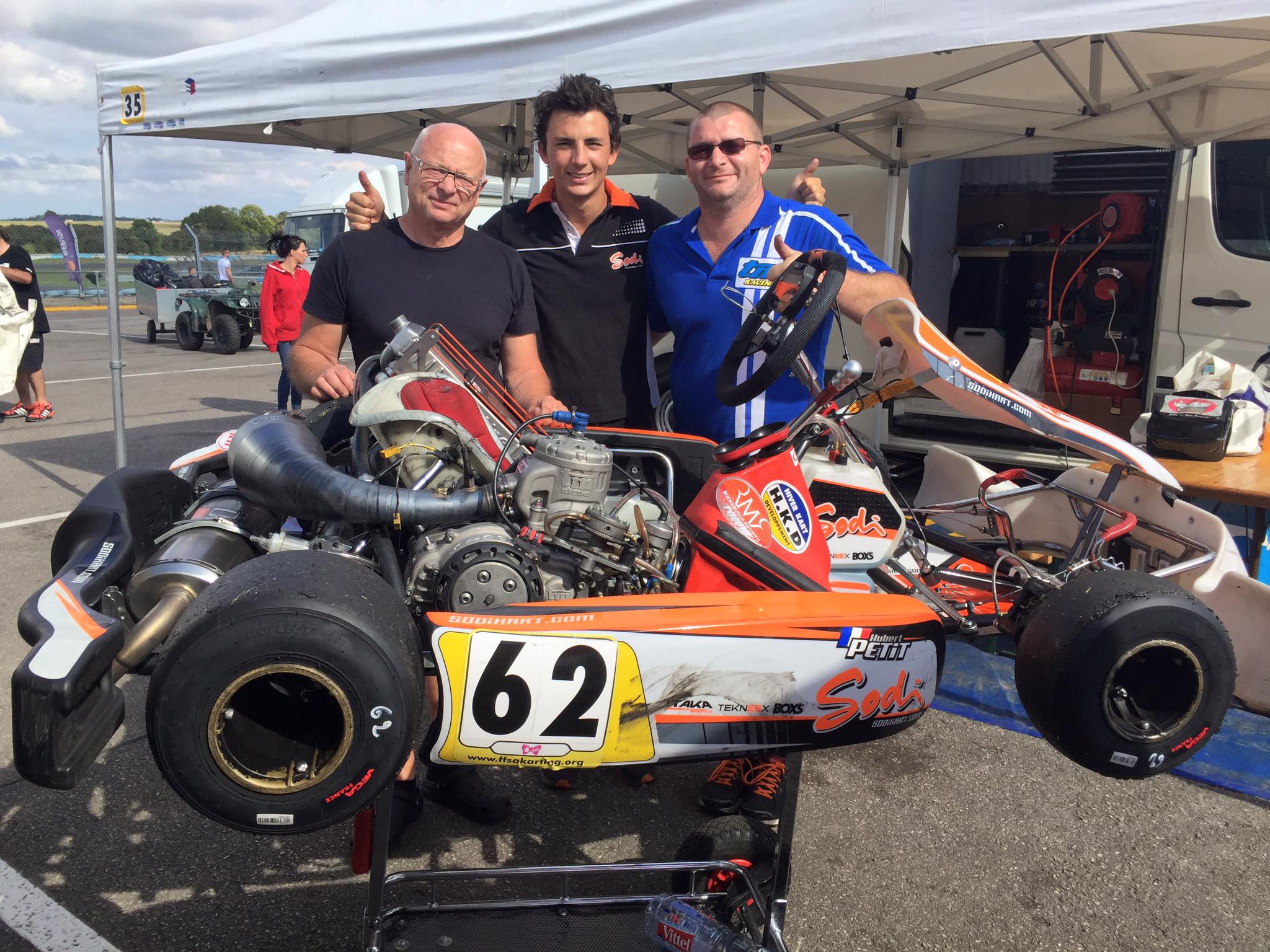 Hubert Petit s'impose en KZ2 Hubert Petit s'impose en KZ2