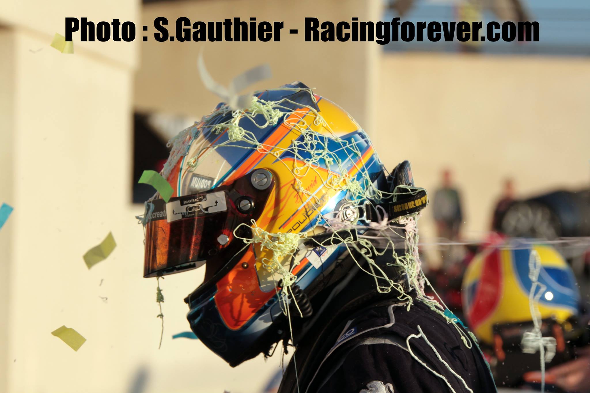 Le champion David Pouget était attendu à l'arrivée Le champion David Pouget était attendu à l'arrivée