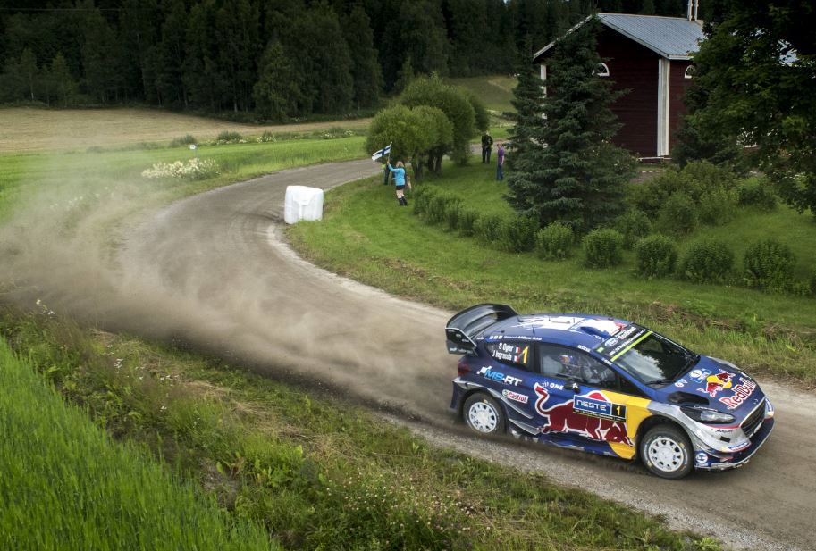 Ogier ne sera pas allé bien loin dans ce rallye ( Photo Jaanus Ree/Red Bull Content Pool)