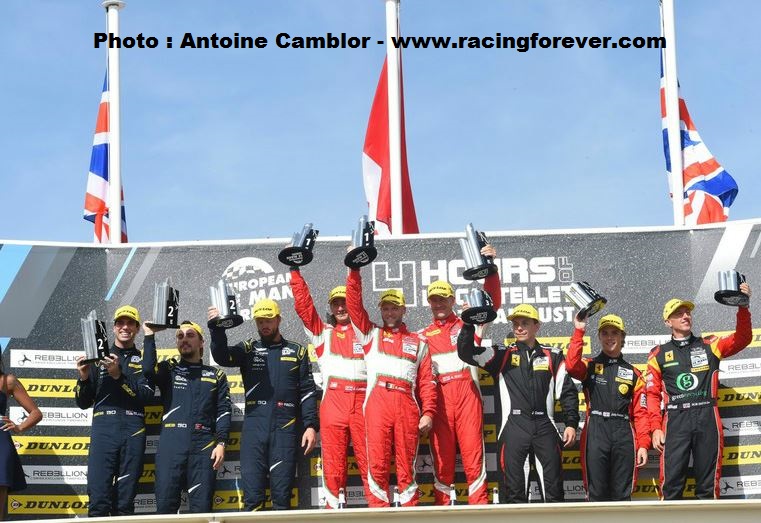 le podium LM GTE (Photo A.Camblor) le podium LM GTE (Photo A.Camblor)
