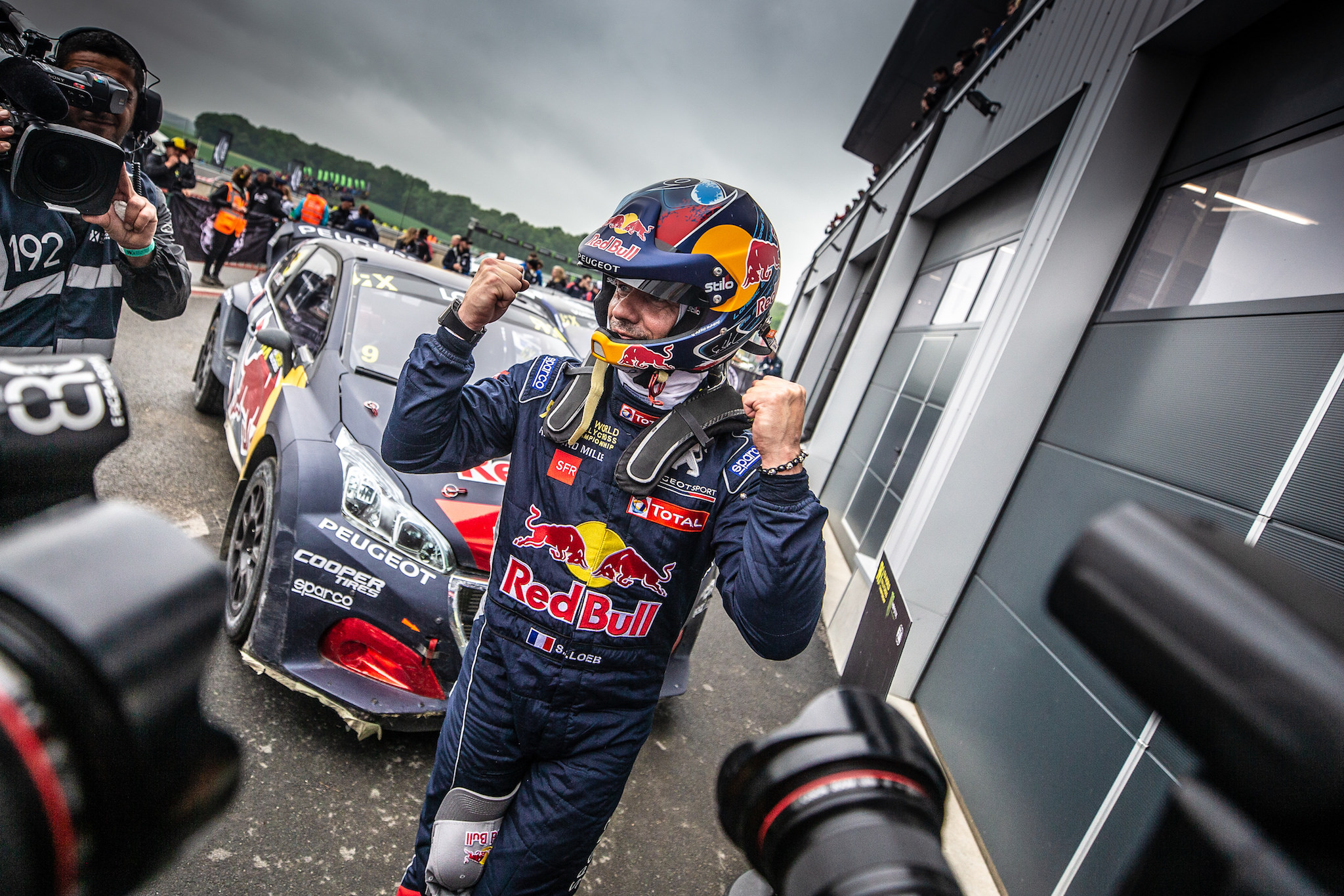 Rallycross : Loeb et Peugeot brillent en Belgique