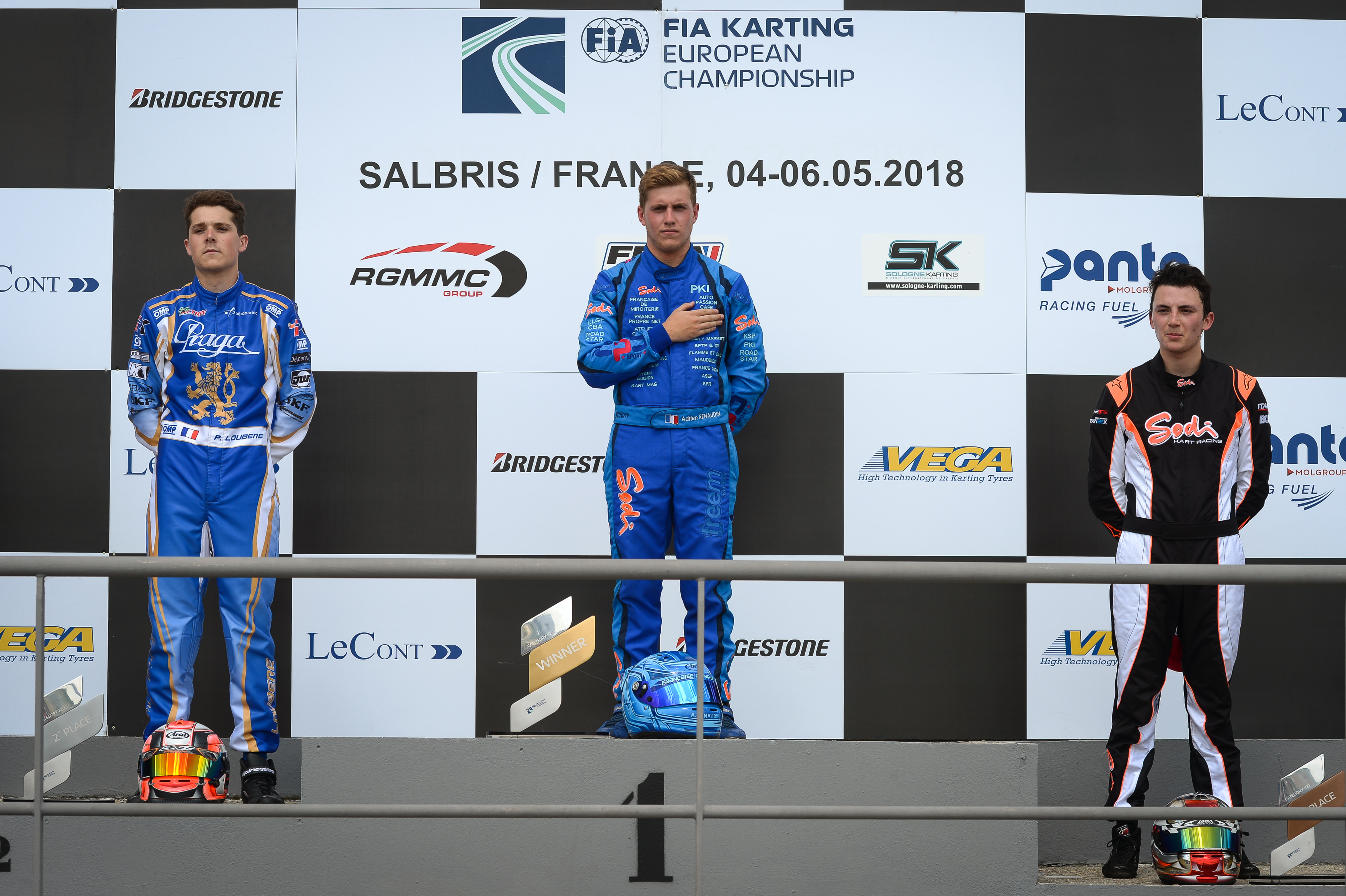 Le podium (Photo Cik FIA/KSP)
