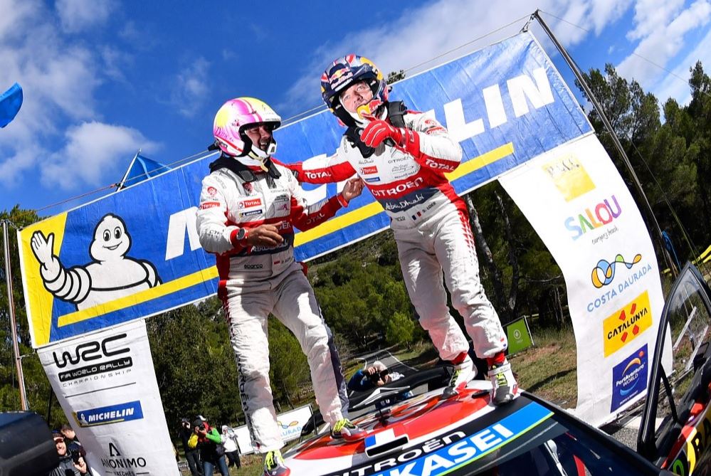 Victoire pour le duo Loeb - Elena (Photo Citroën Racing)