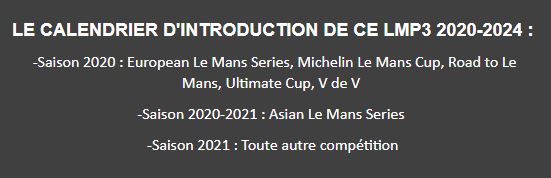 Endurance : Voilà le LMP3 de 2020 !