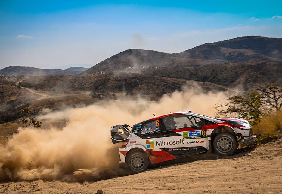 2e Tanak évite les ennuis (Photo Toyota) 2e Tanak évite les ennuis (Photo Toyota)