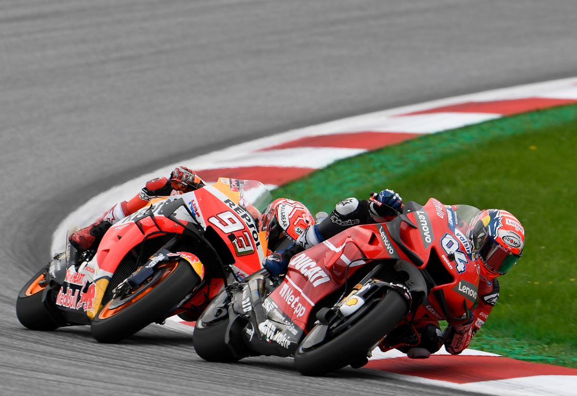 Un nouveau duel dantesque entre Marquez et Dovizioso ( Photo Gold & Goose/Red Bull Content Pool)